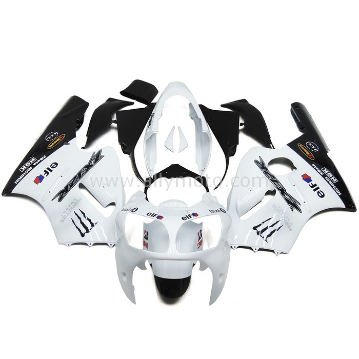 0201 Fairing Kawasaki Ninja ZX12R ZX-12R 00 01 2000- 2001 Compression Monster White Elf 0201 Fairing Kawasaki Ninja ZX12R ZX-12R 00 01 2000- 2001 Compression Monster White Elf